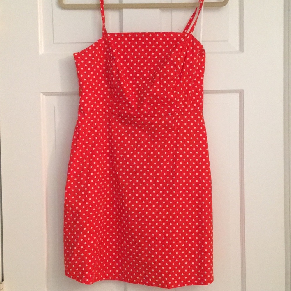 Urban Outfitters Red and white polka dot dress